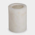 Mystic White Marble Candle Holder