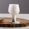 Royal White Marble Stem Wine Glass