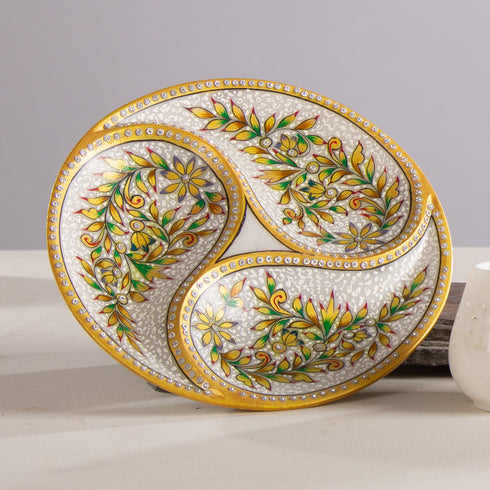 Royal Pushpa / Dry Fruit Marble Platter