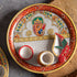 Lord Ganesha Marble Pooja Thali