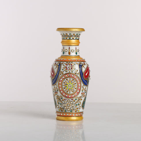 Mayur Pure Marble Vase