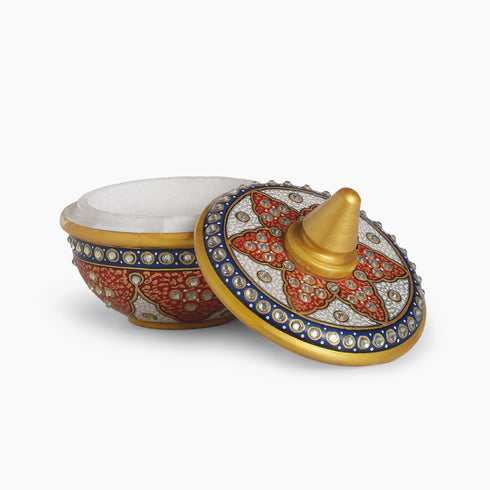 Vintage Dry Condiment Marble Box